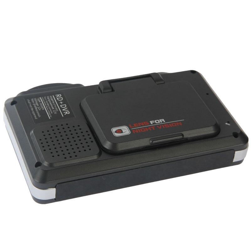 2.0 Lcd Radar Detector Dvr with Laser Gps Logger - Hd 720p 30fps 10