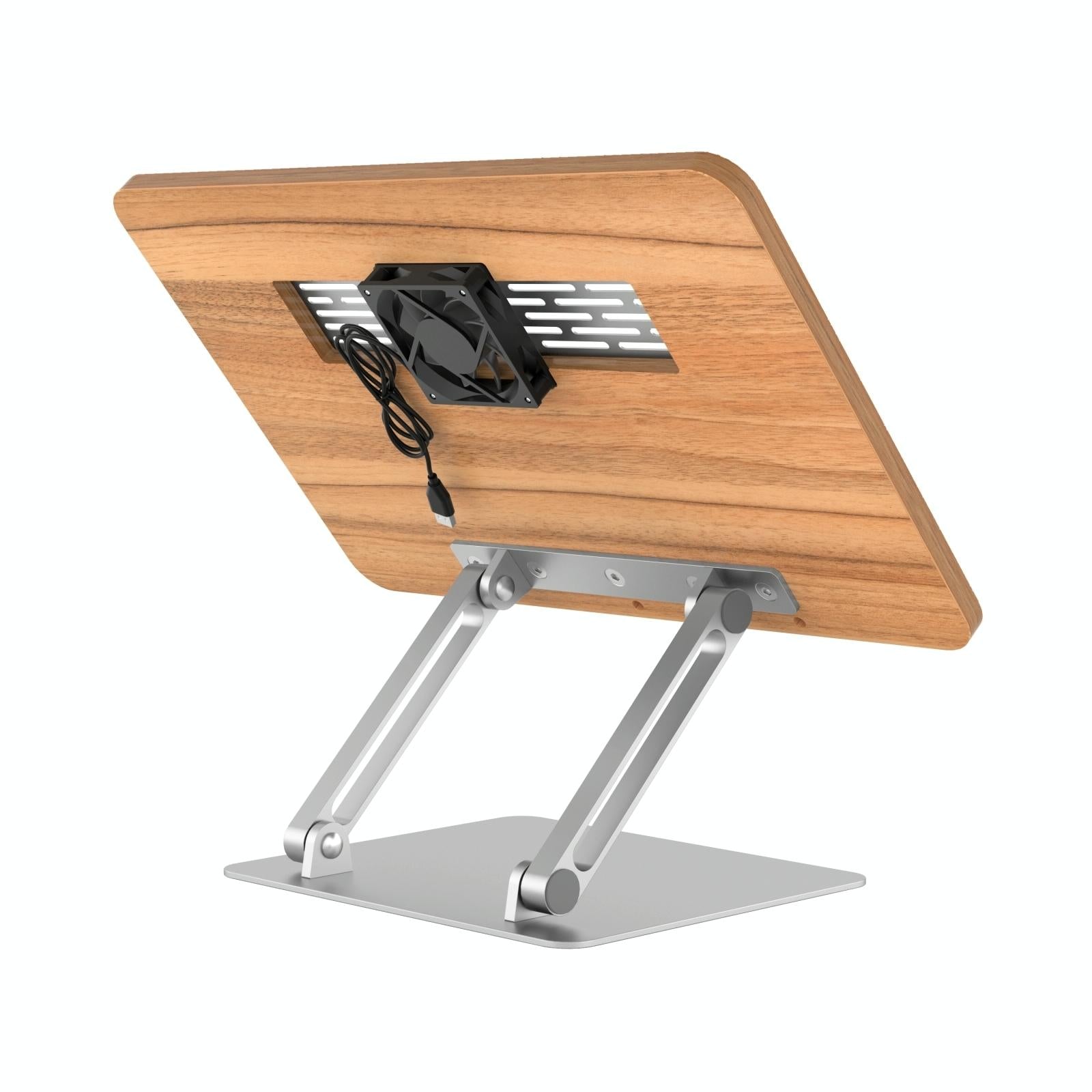 Adjustable Folding Laptop Stand with Cooling Fan - Portable Tablet Holder 4