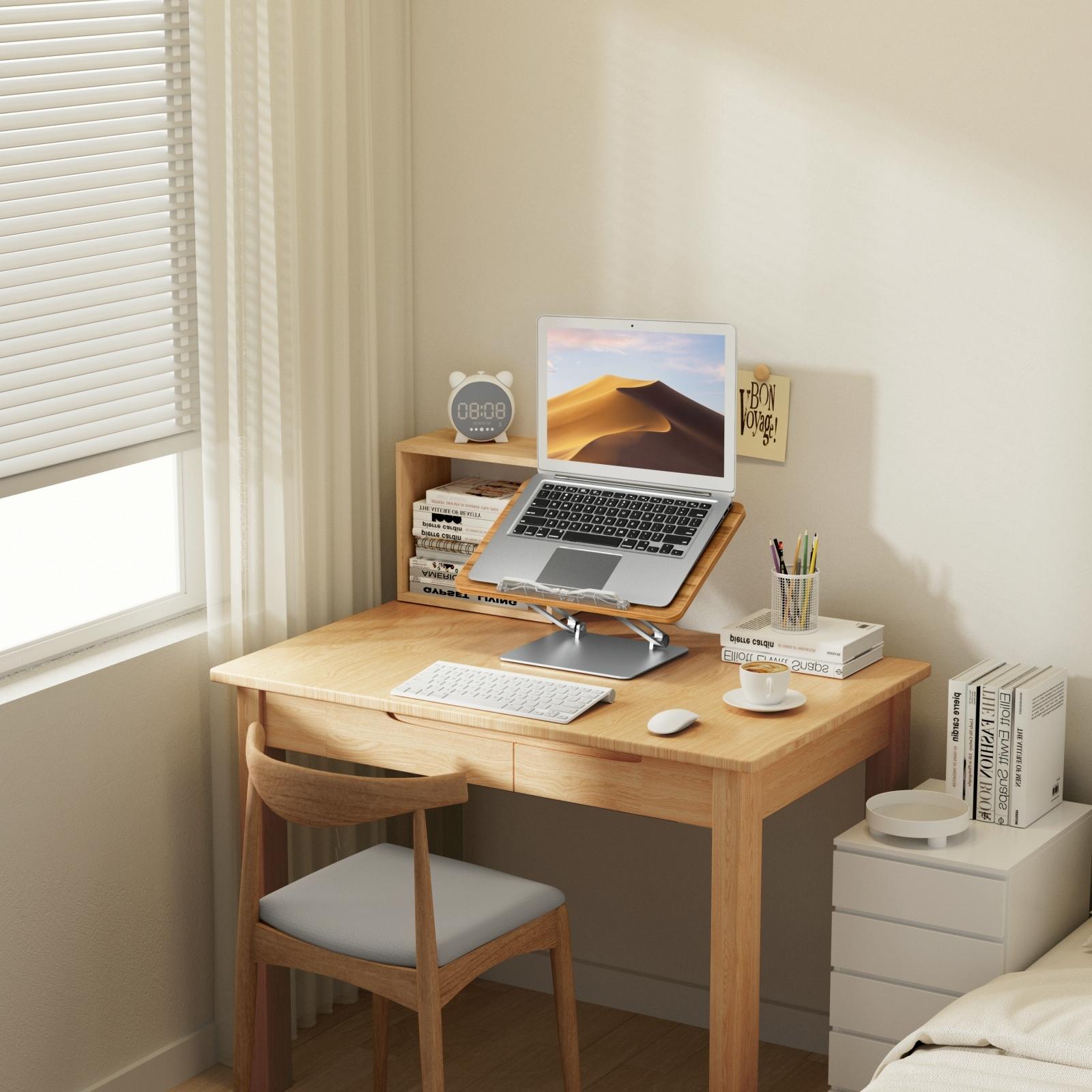Adjustable Folding Laptop Stand with Cooling Fan - Portable Tablet Holder 5