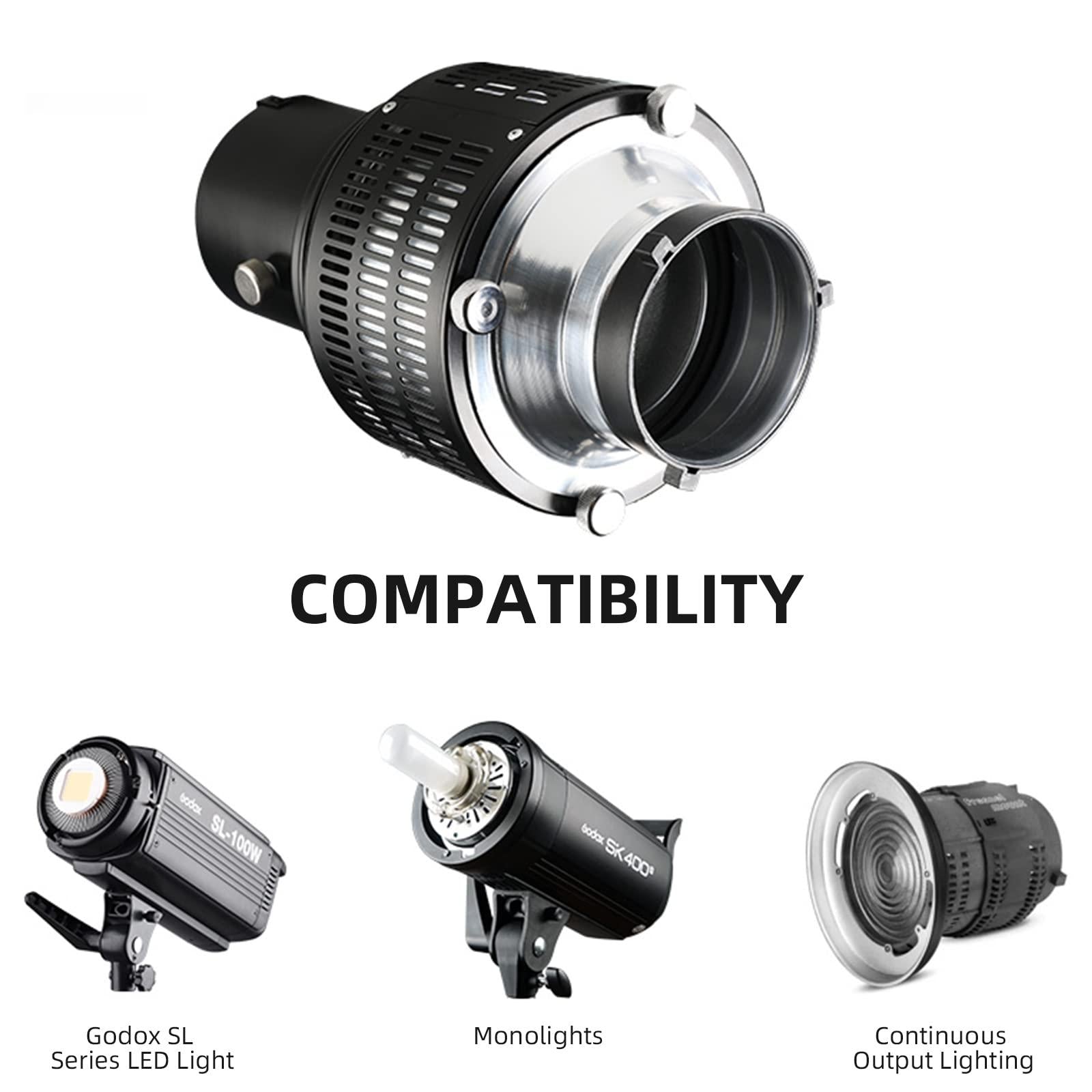 Optical Snoot For Bowens Mount Flash - Studio Accessory 4