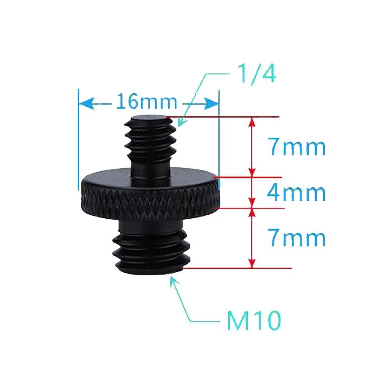 4-Piece Screw Adapter 1 / 4 Male To M10 Male 3
