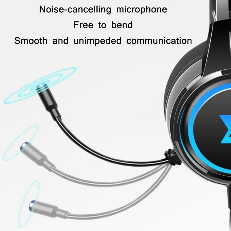 7.1 Gaming Headset With Mic X8 Upgrade Black 4