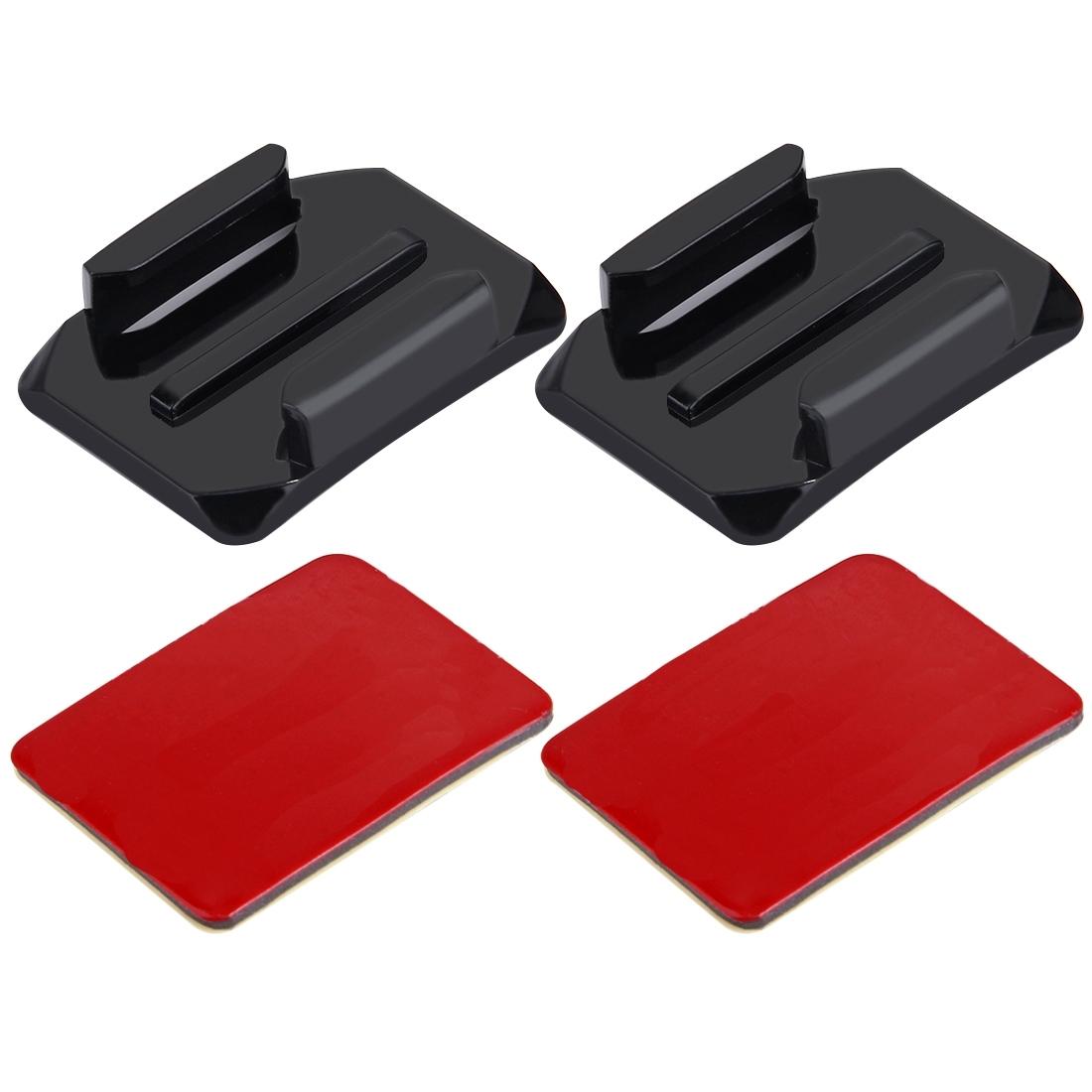 2 Curved Surface Mounts + Adhesive Stickers for Action Cameras - Jaws Flex Clamp Mount 3