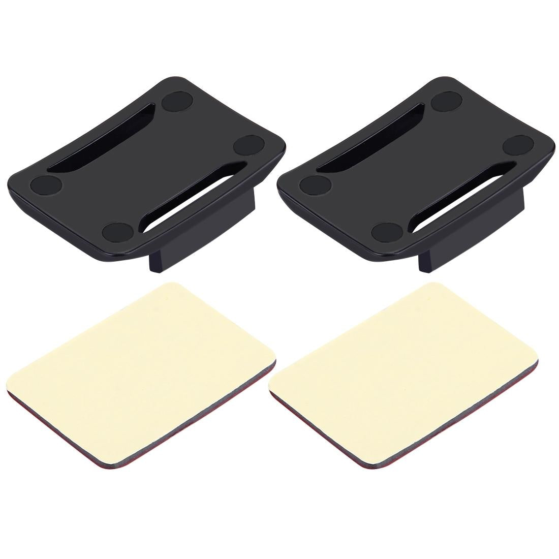 2 Curved Surface Mounts + Adhesive Stickers for Action Cameras - Jaws Flex Clamp Mount 4