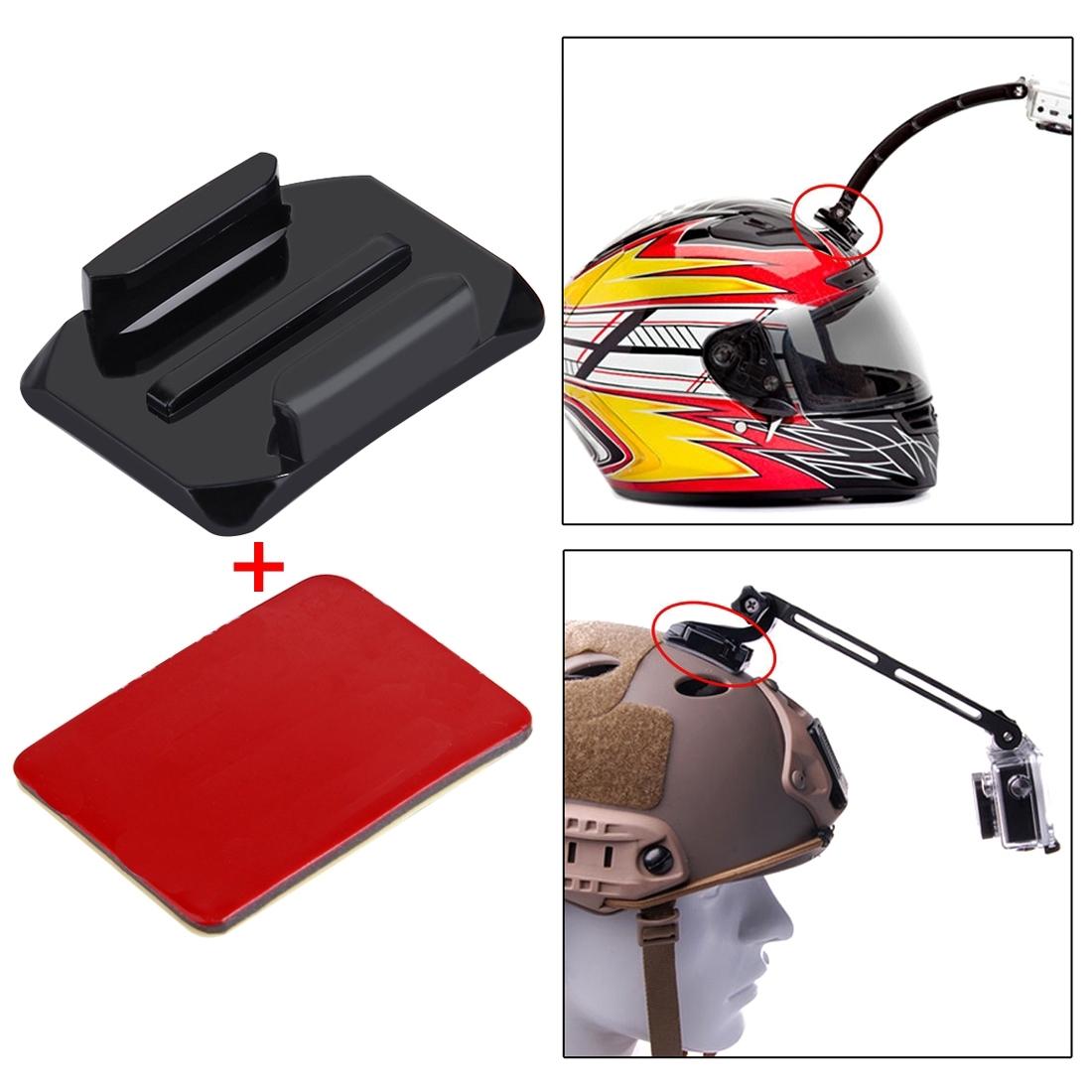 2 Curved Surface Mounts + Adhesive Stickers for Action Cameras - Jaws Flex Clamp Mount 7