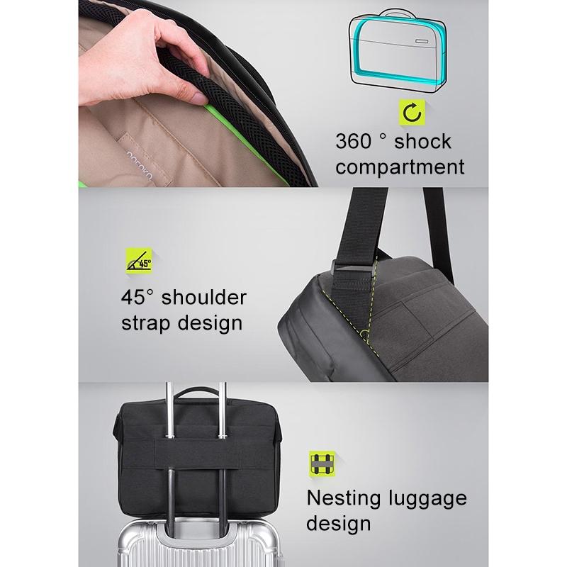 15.4 Inch Multi-functional Business Portable Computer Bag - 13l Cc03 Series 10