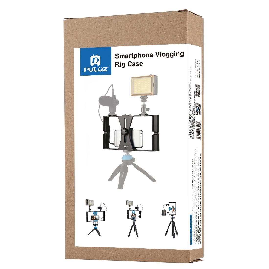 Vlogging Live Broadcast Led Selfie Light Kit With Tripod Head - Blue 7