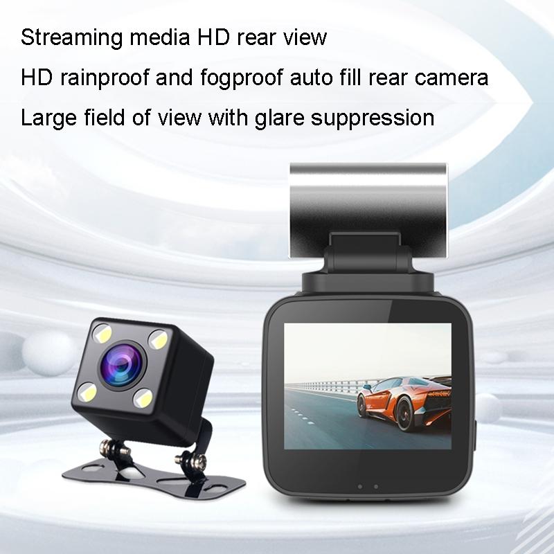 Hd Dual Lens Night Vision Driving Recorder - Hidden Design 4