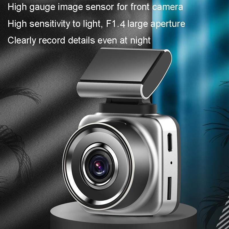 Hd Dual Lens Night Vision Driving Recorder - Hidden Design 10