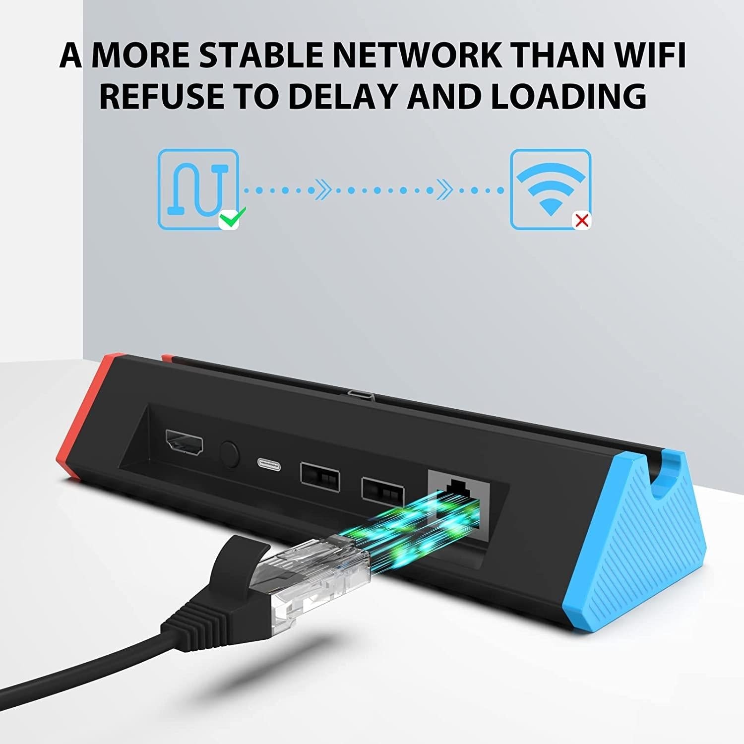 Nintendo Switch 4k Hdmi Adapter with 1000mbs Lan 5