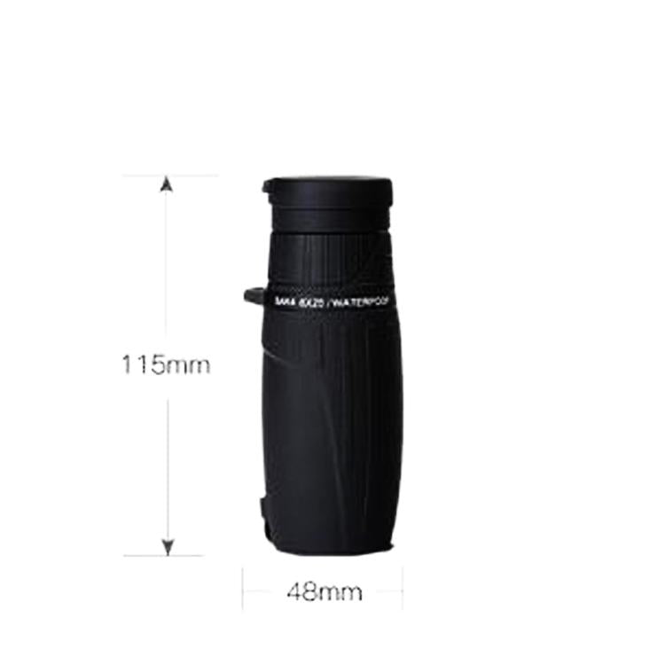 Portable Monocular Binoculars With Low-Light Night Vision - 8X25 5