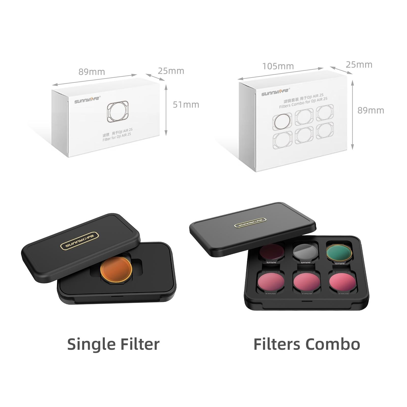 4-in-1 Nd Lens Filter Set for Dji Air 2s 9