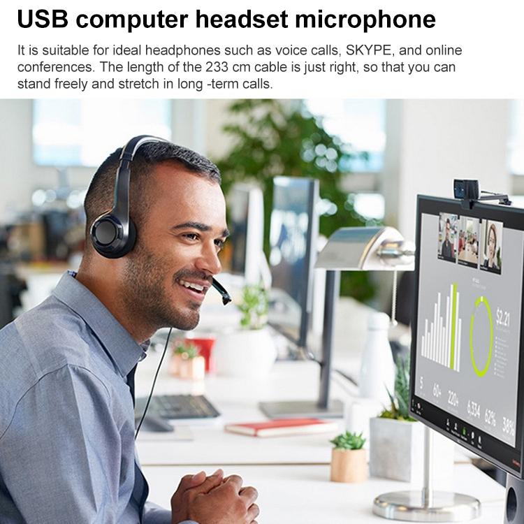 Usb Wired Headset With Noise-Cancelling Mic 8