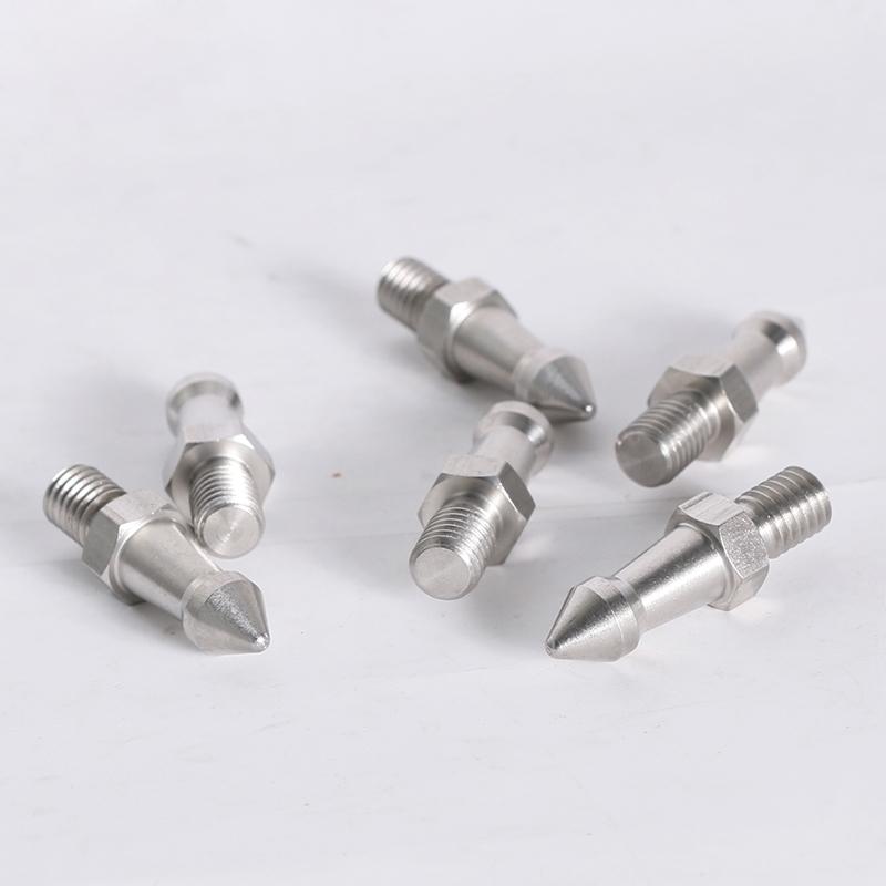 2 Stainless Steel 3 / 8 Feet Screws For Slr Tripod 4
