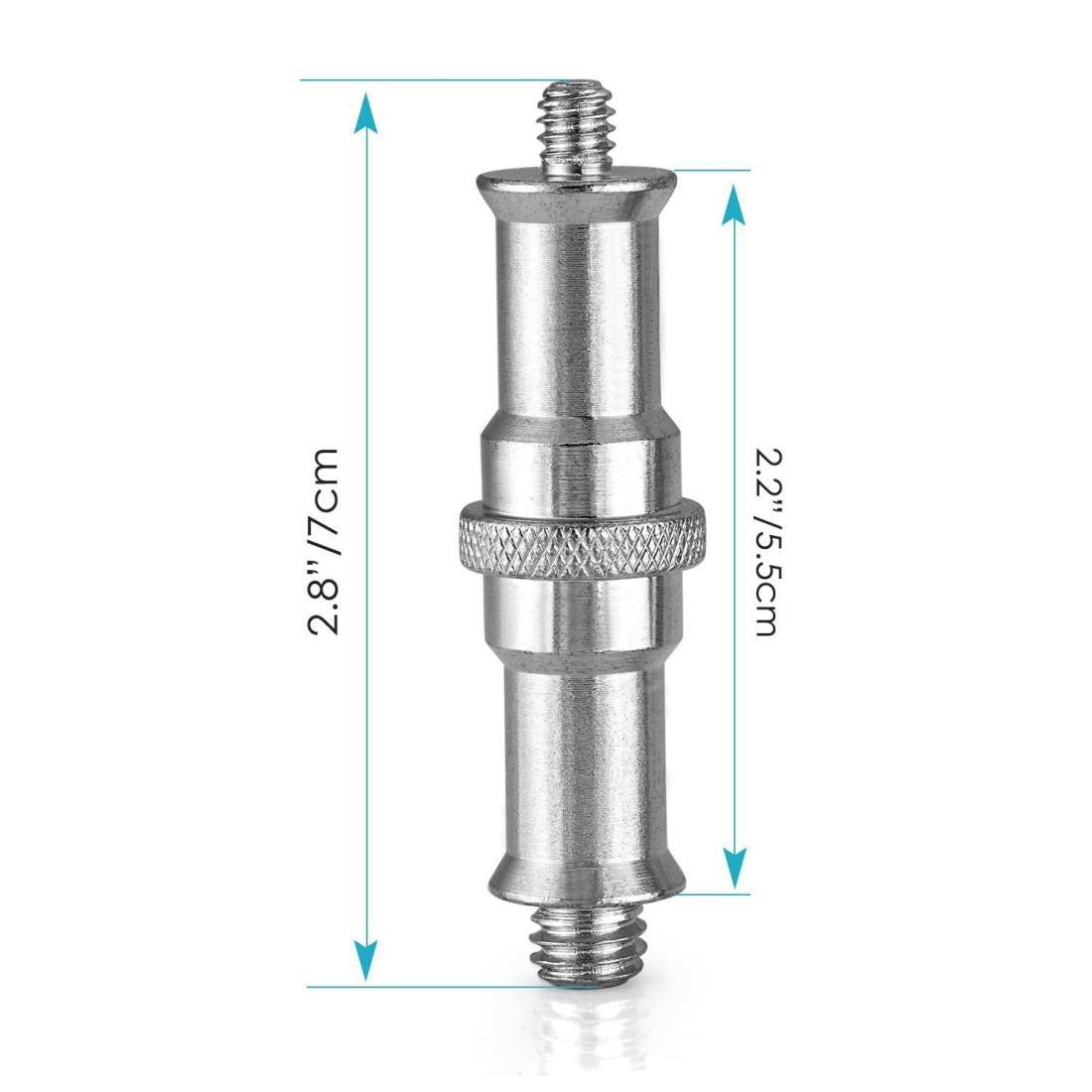 Aluminum Flash Light Bracket Adapter - 1 / 4 To 3 / 8 Screw Thread 5