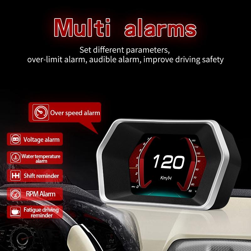 Car Hud Head Up Display Gps Speed Meter Obd2 Fault Code Eliminator 4