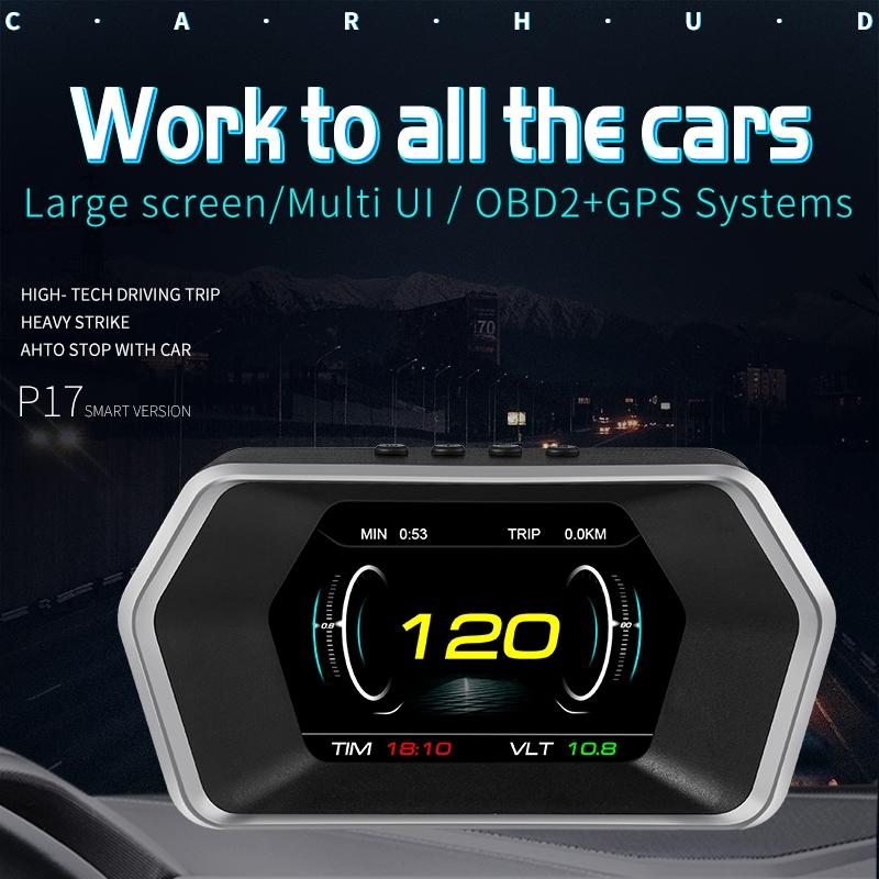 Car Hud Head Up Display Gps Speed Meter Obd2 Fault Code Eliminator 8