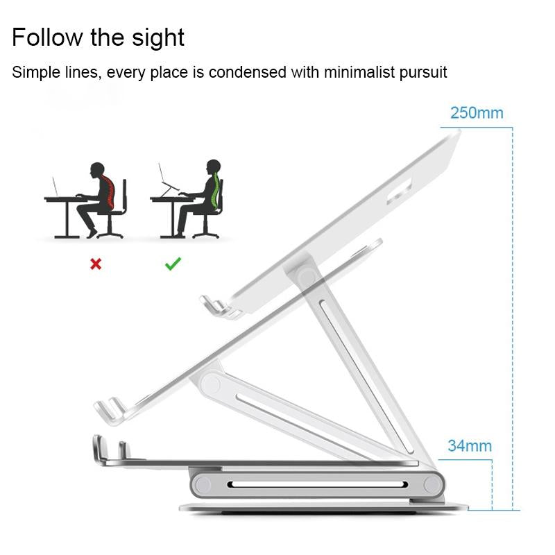 Lightweight Laptop Stand - Aluminum Alloy 4