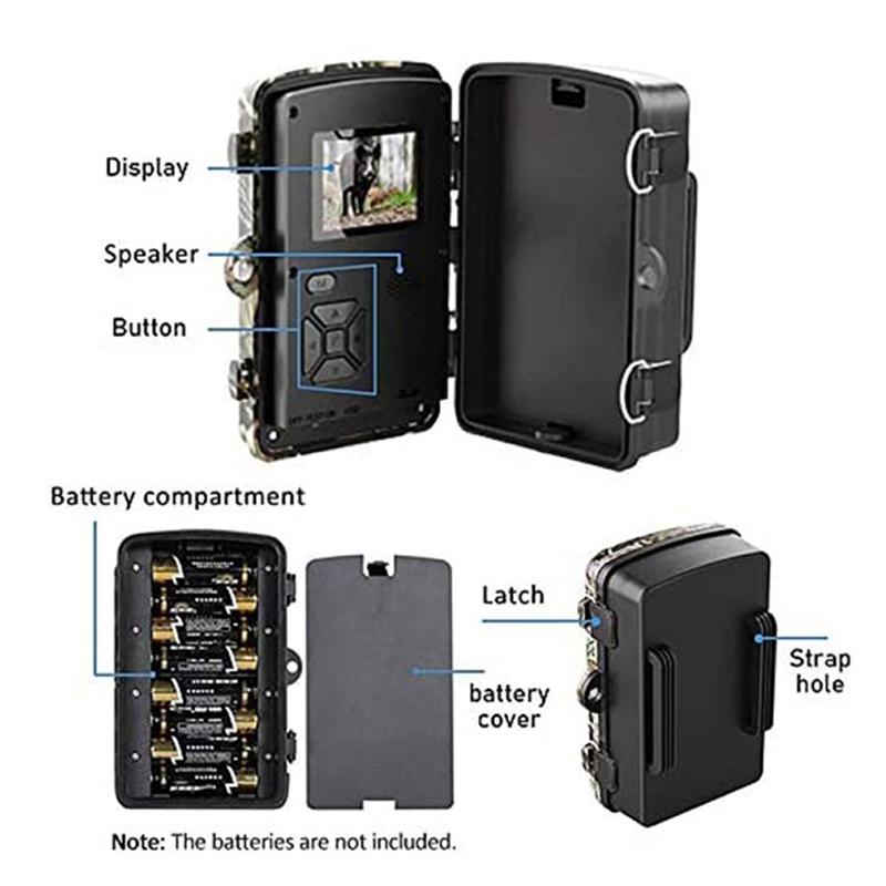 12mp Hunting Camera with 1080p Night Vision and 26 Leds 4