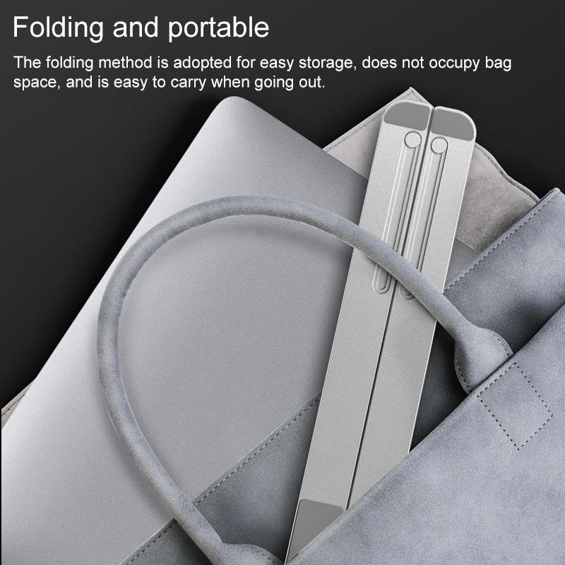 Adjustable Laptop Stand - Portable Folding Heat Dissipation Desktop Holder 8
