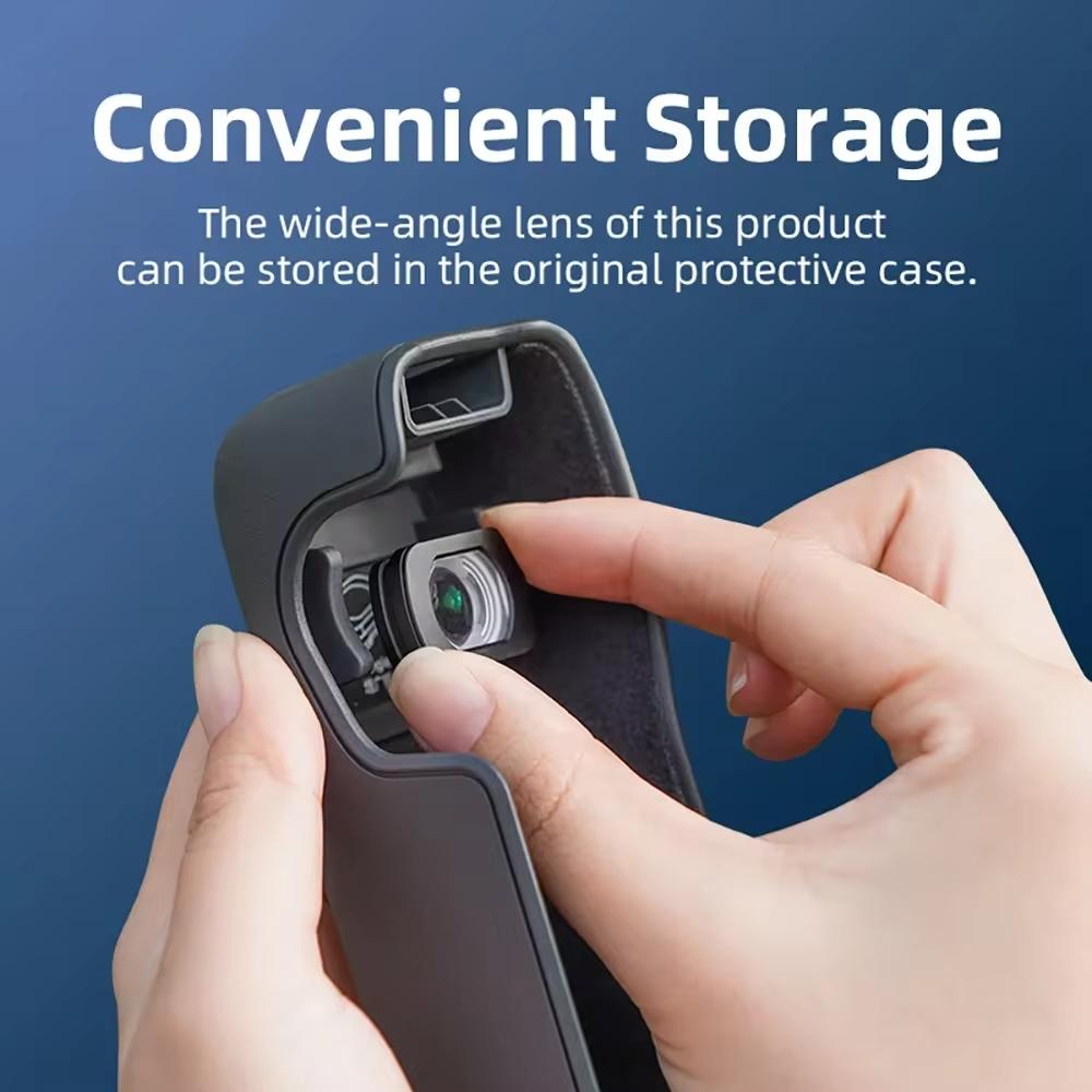 3 Magnetic Wide Angle Lens For Dji Osmo Pocket 112° Fov 8