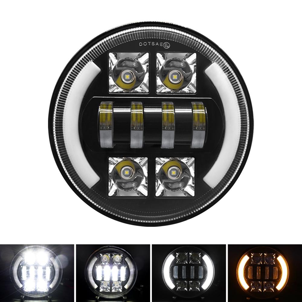 Car 7 Inch Dc9 - 30V Led Headlight Modification Accessories For Jeep Wrangler 4