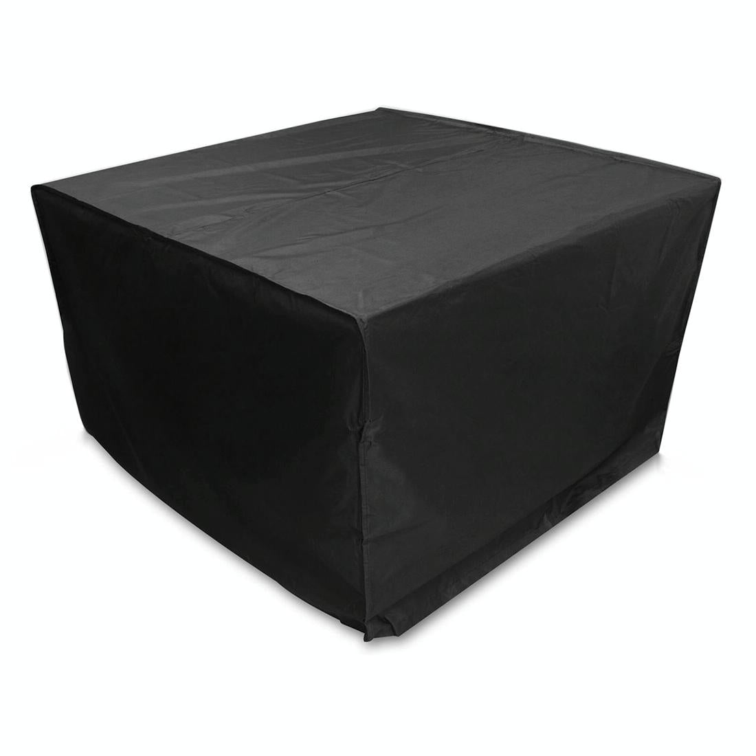 Outdoor Furniture Set Cover - Anti-uv Waterproof Dust-proof 210d Oxford Cloth Folding 126x126x74cm Black 3