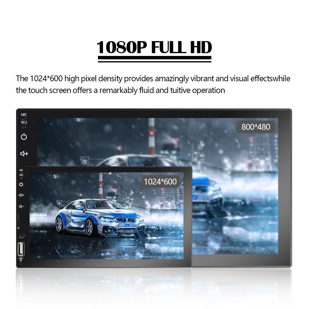 7 Inch Car Mp5 Player W / Fm Tf Bluetooth & Remote - Fits Most Vehicles 3