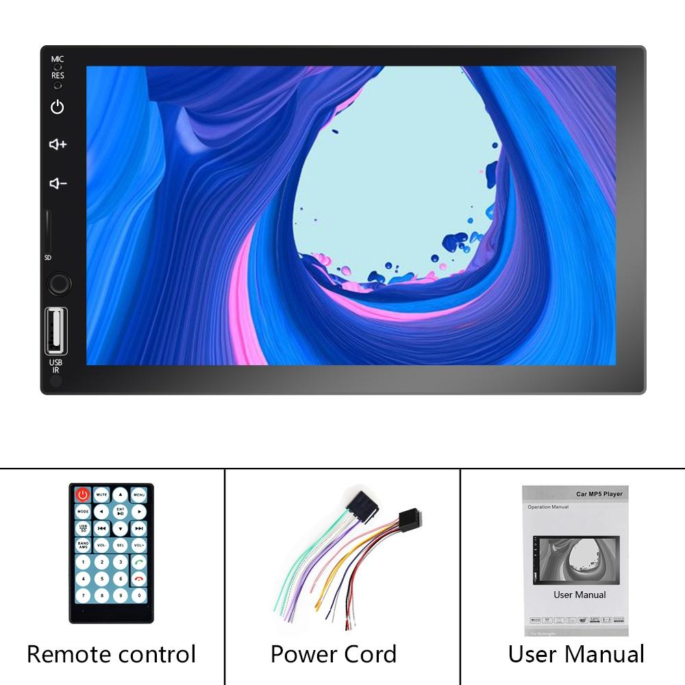 7 Inch Car Mp5 Player W / Fm Tf Bluetooth & Remote - Fits Most Vehicles 8