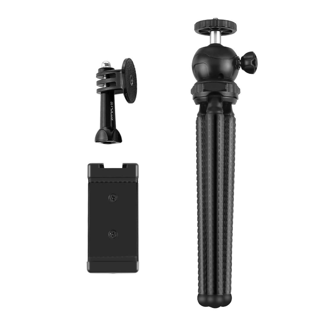 Flexible Mini Octopus Tripod with Ball Head and Phone Clamp 9