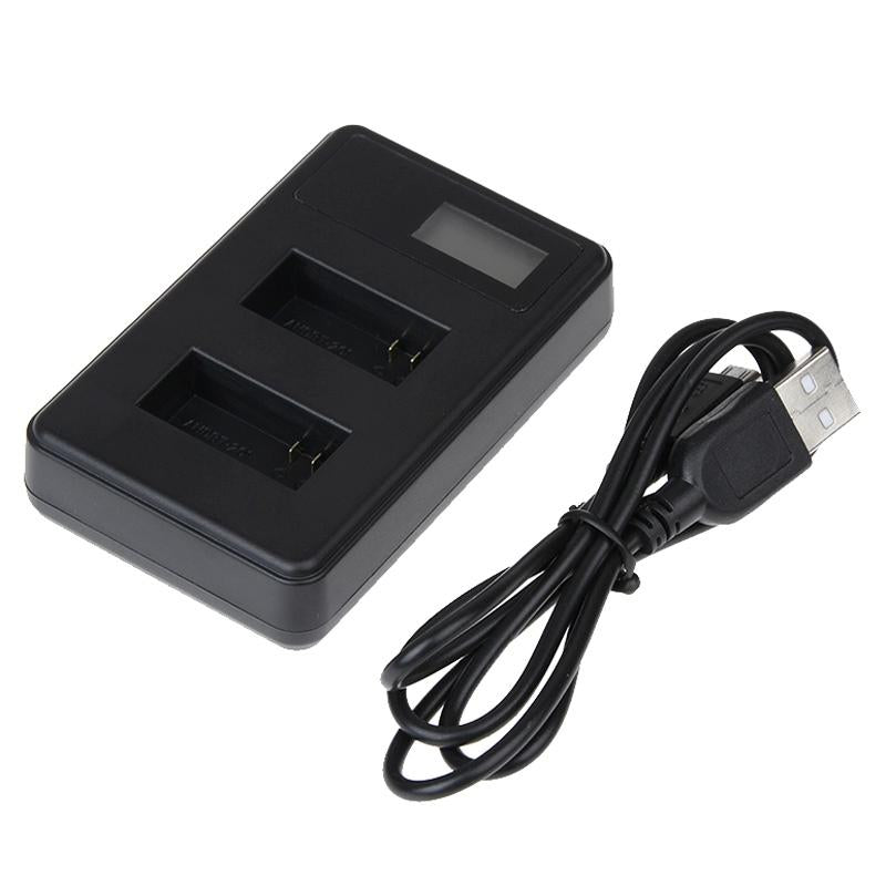 Lcd Screen Dual Battery Charger for Gopro Hero3 with Charging Capacity Display 6
