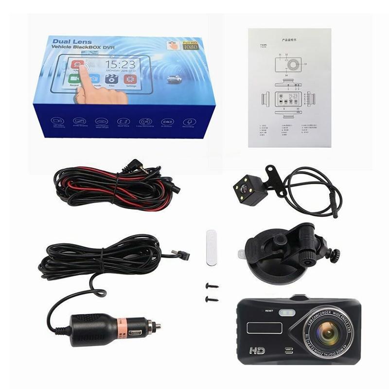 1080p Dual-recording Driving Recorder with Night Vision and Loop Recording 6