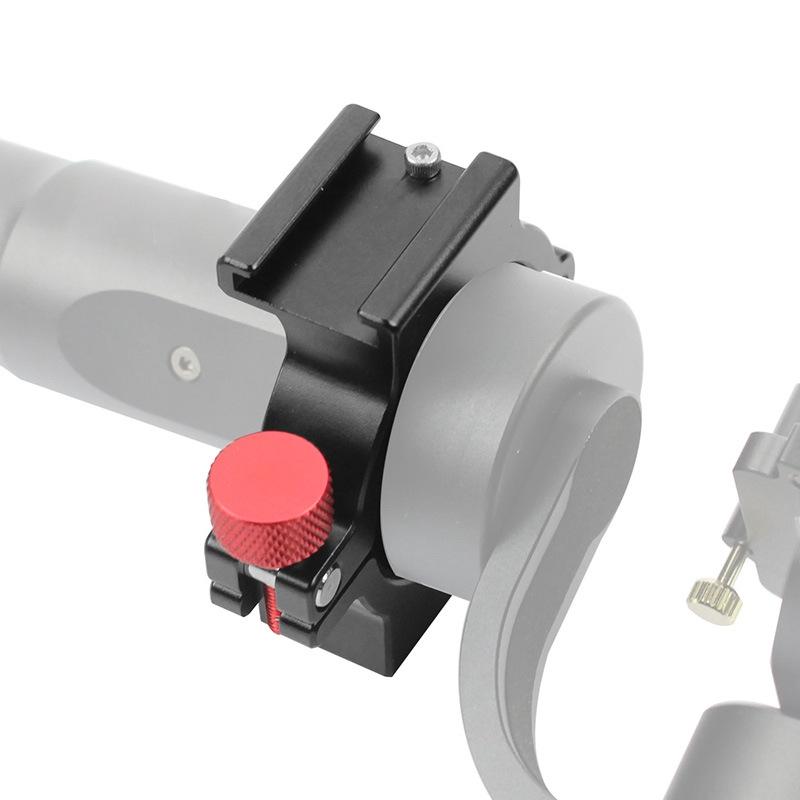 Microphone Mount for Smooth 4 Handle Gimbal Stabilizer - Hot Shoe Adapter Ring 4