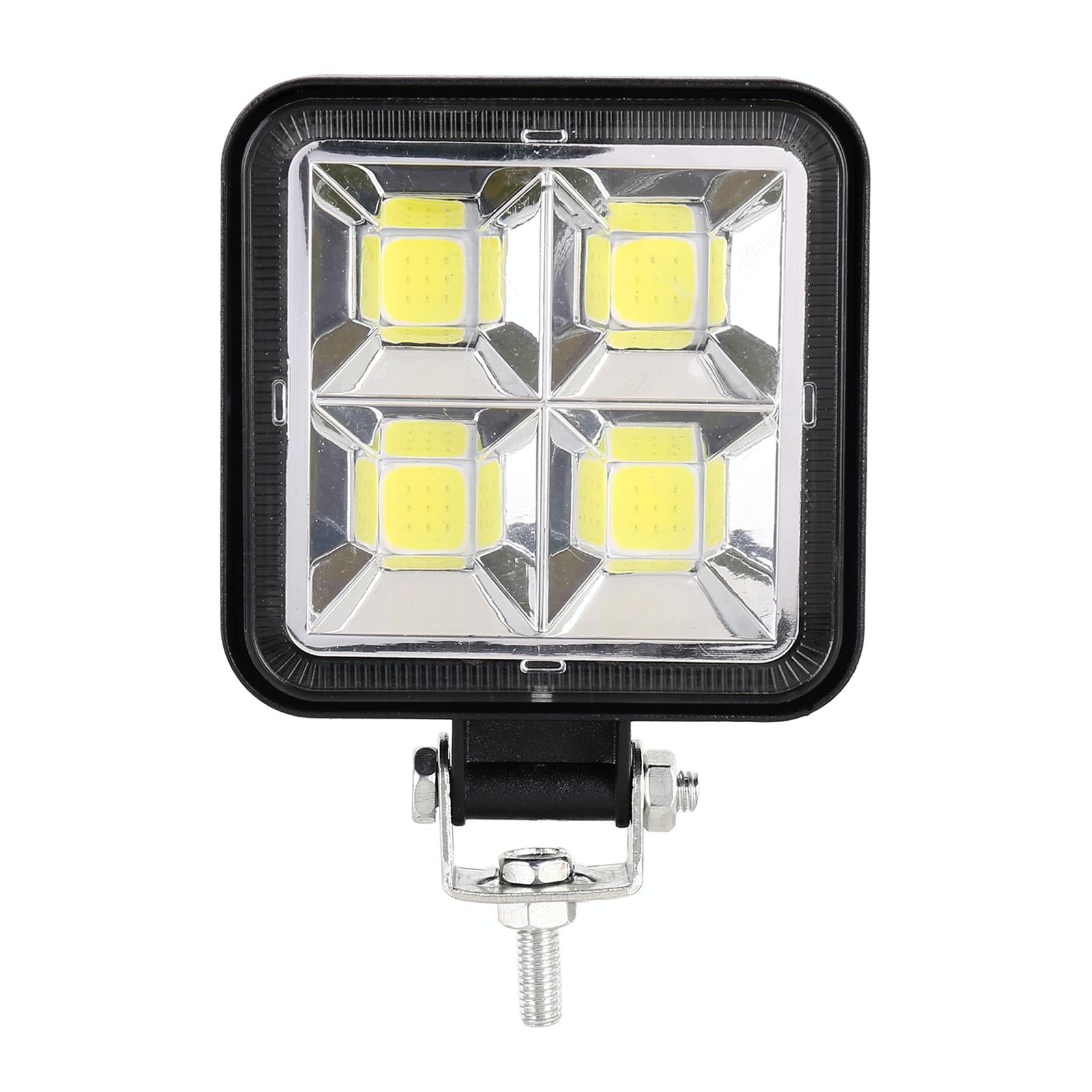 Car Square Work Light With 4 Cob Lamp Beads 4