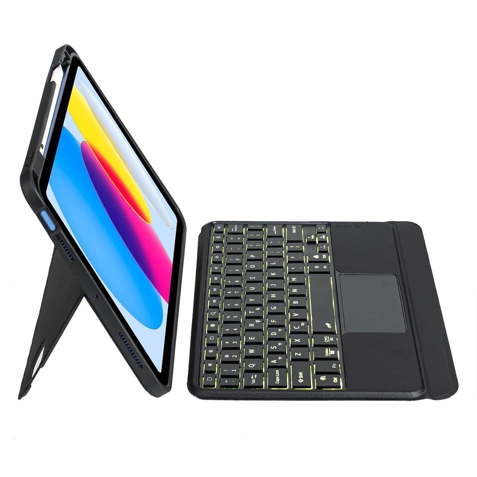 2022 Ipad 10.9 Touch Keyboard Case - Split Type Bluetooth Leather 3