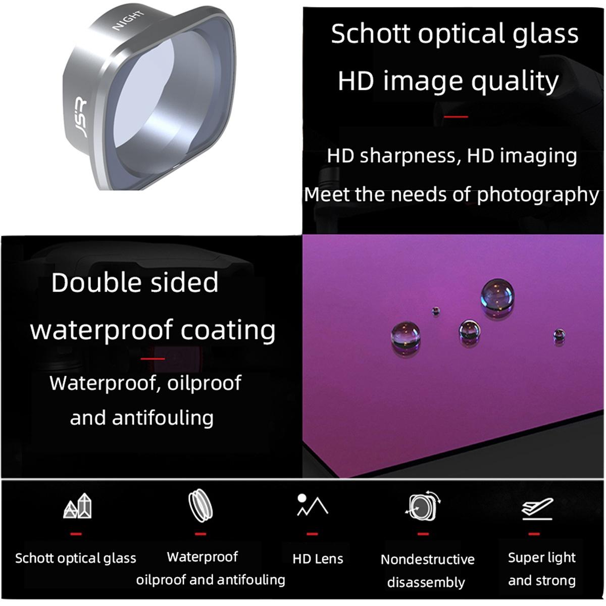 Aluminum Alloy Light Pollution Filter for Dji Fpv 4