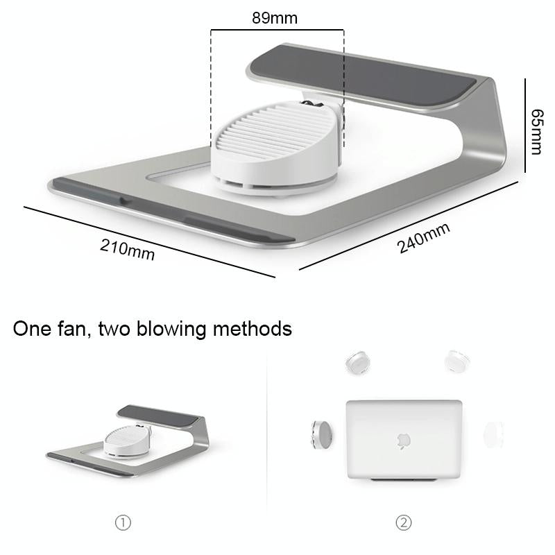 Aluminum Laptop Stand with Cooling 4