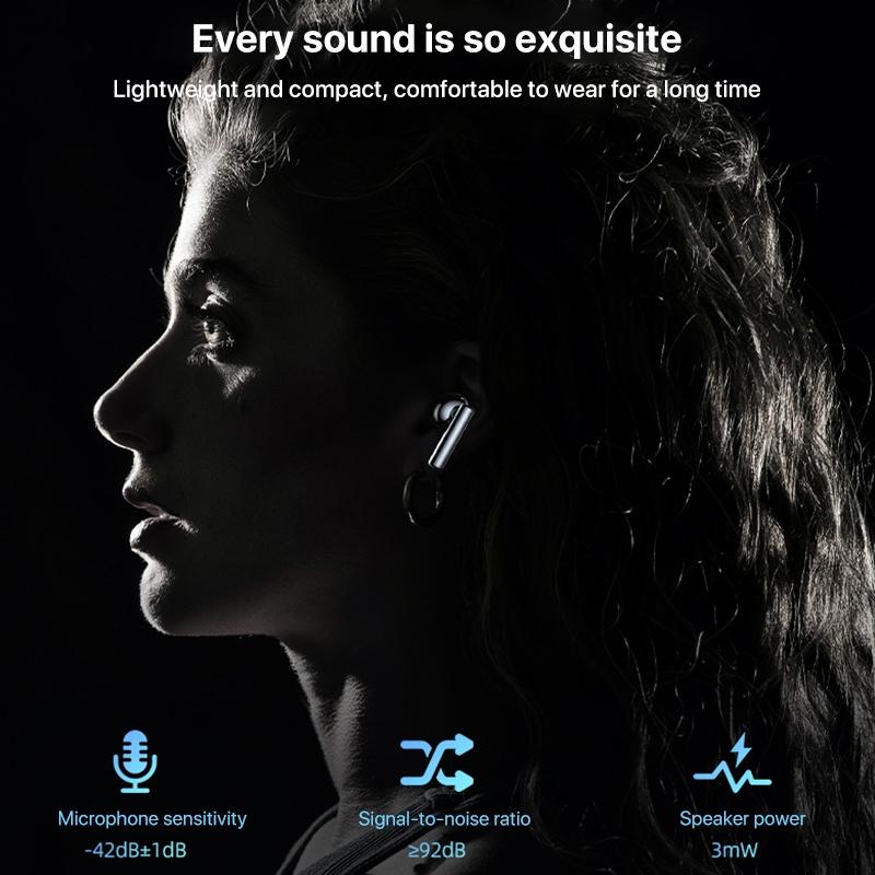 Wireless Bluetooth 5.0 Earphones with Anc and Led Display 4