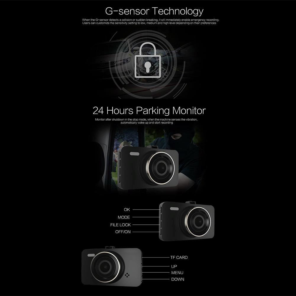 3 Car Dash Cam with 1080p Hd Night Vision & 170 Degree View 5