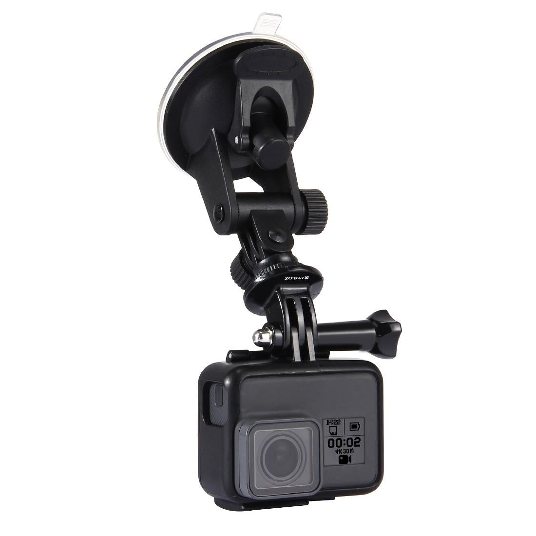 Universal Suction Cup Mount for Action Cameras with Tripod Adapter and Storage Bag 11