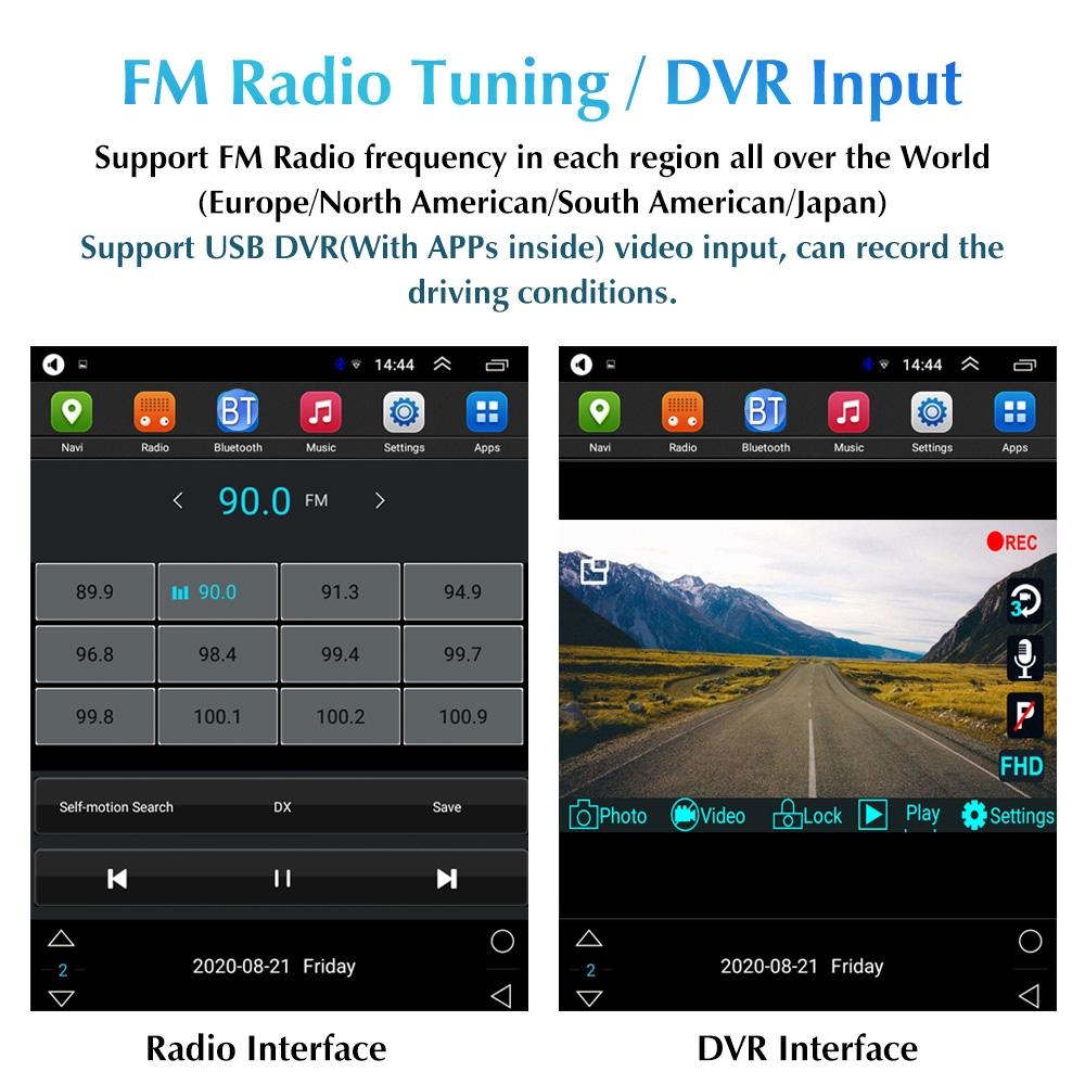 9.7 Inch Vertical Screen Car Android Mp5 Player - Phone Link Gps Fm Steering Wheel Control 4