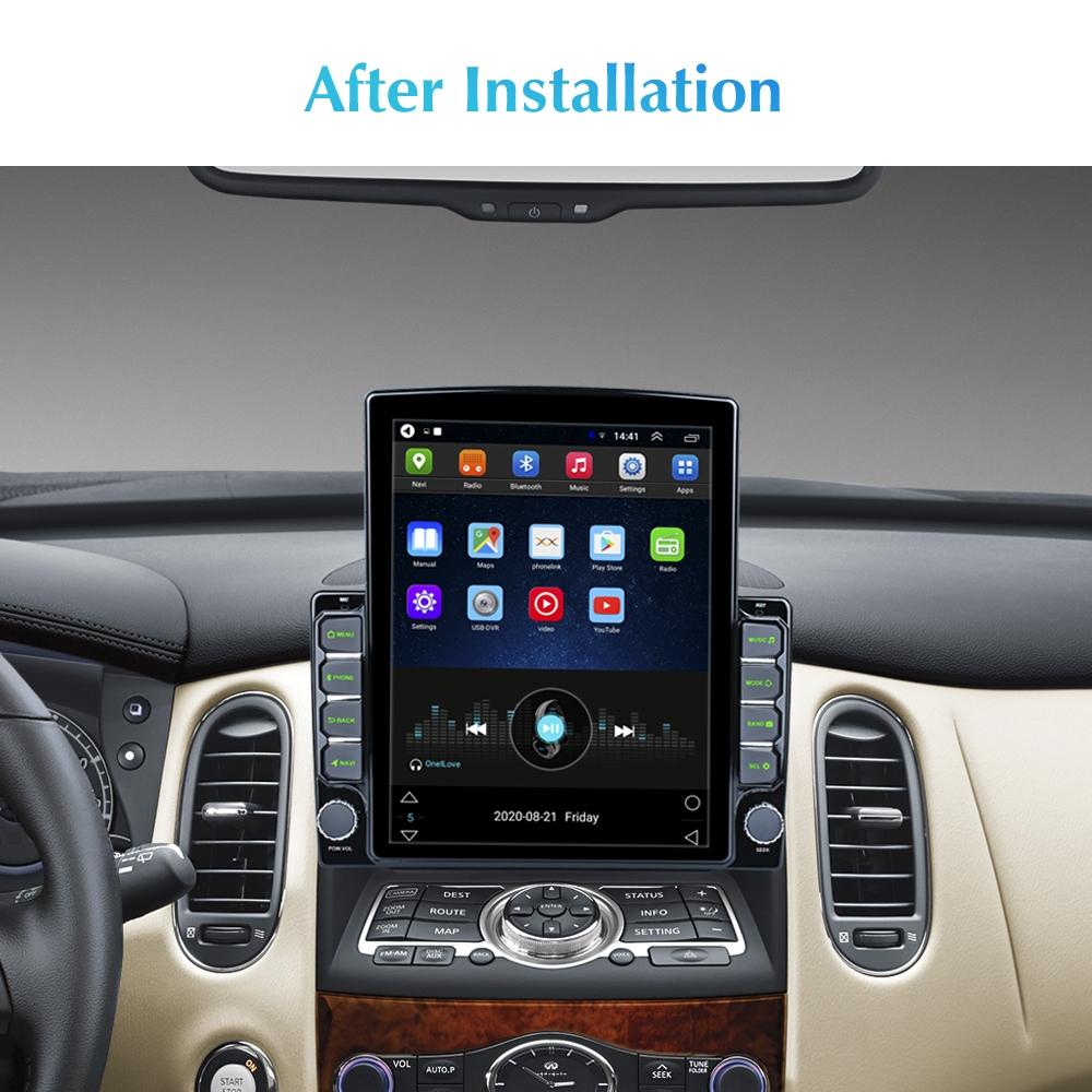 9.7 Inch Vertical Screen Car Android Mp5 Player - Phone Link Gps Fm Steering Wheel Control 11
