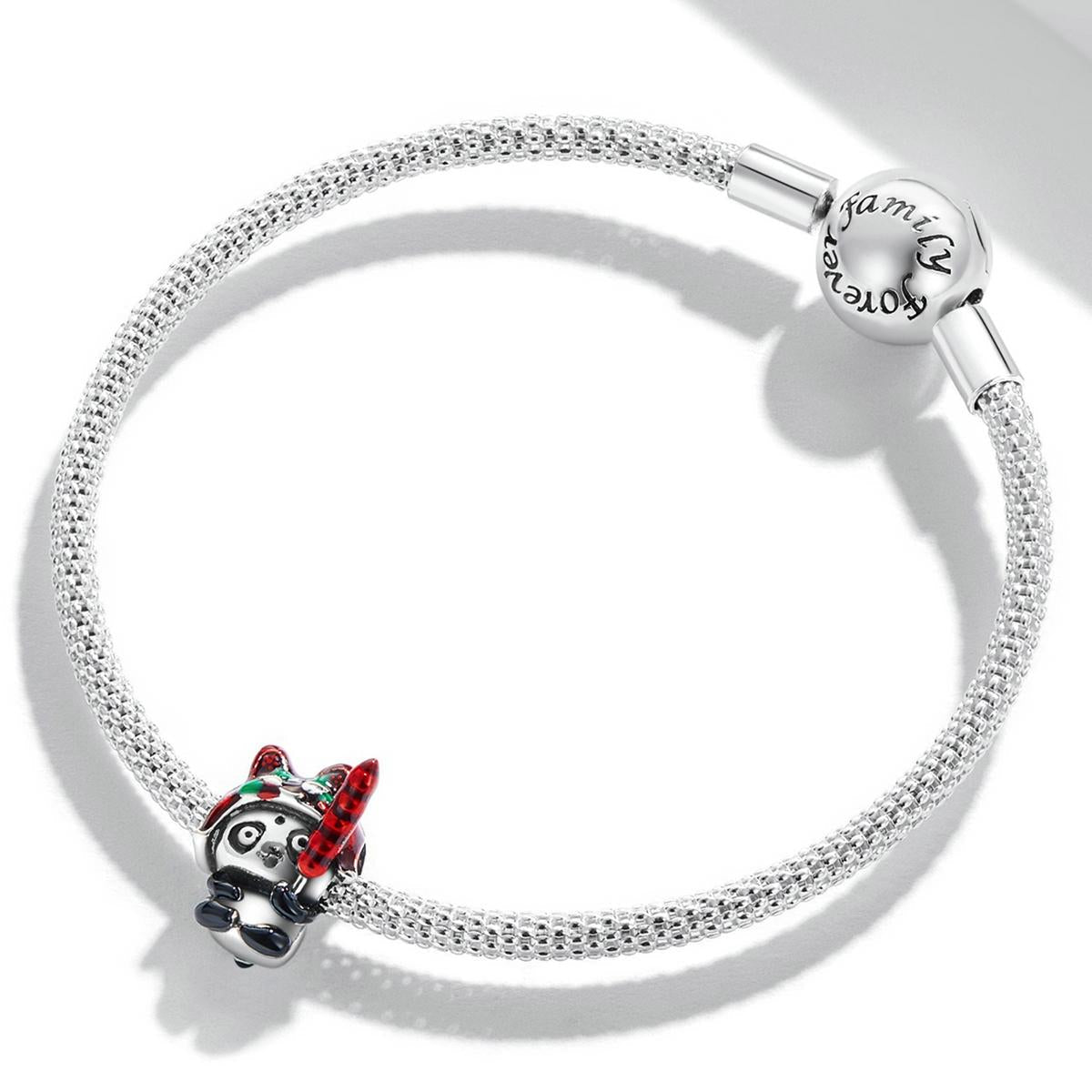 925 Sterling Silver Tiger & Panda Bead Bracelet / Necklace Add Ons 6