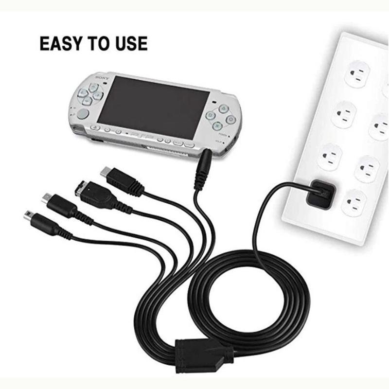 Universal 5-in-1 Usb Charger for Wii u 3ds Nds Psp 3