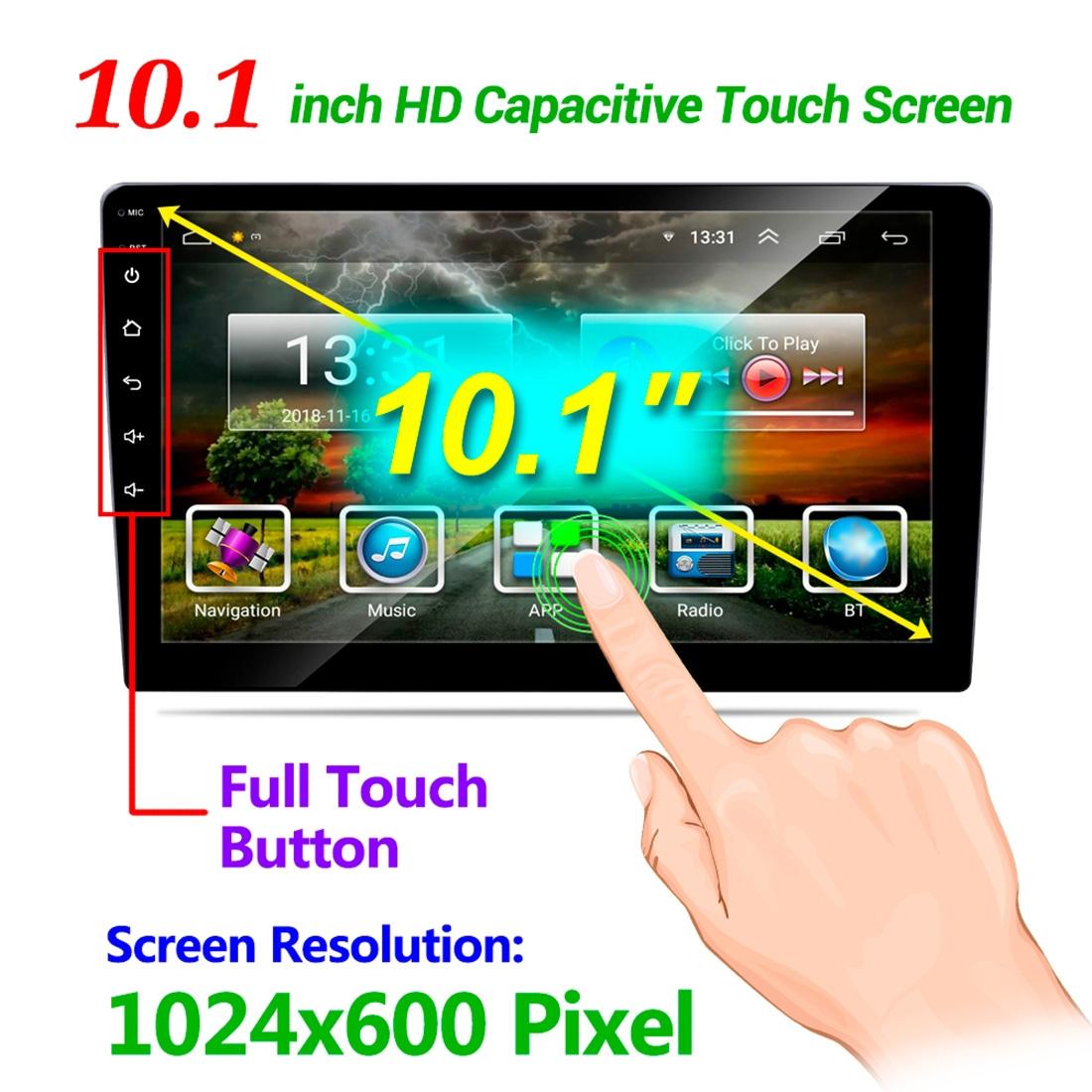 10.1 Inch Android 8.1 Car Mp5 Player - Fm Bluetooth Gps Tf Card 30