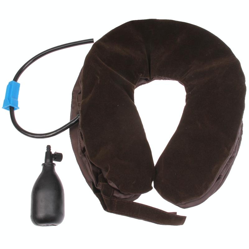 3-Layer Neck Massager For Cervical Vertebrae Brown 5