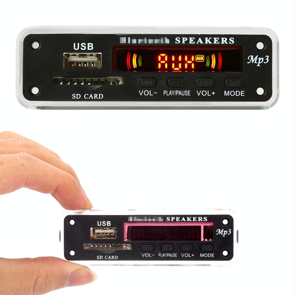 12V Car Audio Mp3 Player Board With Bluetooth & Remote - Fm Radio Sd / Usb 4