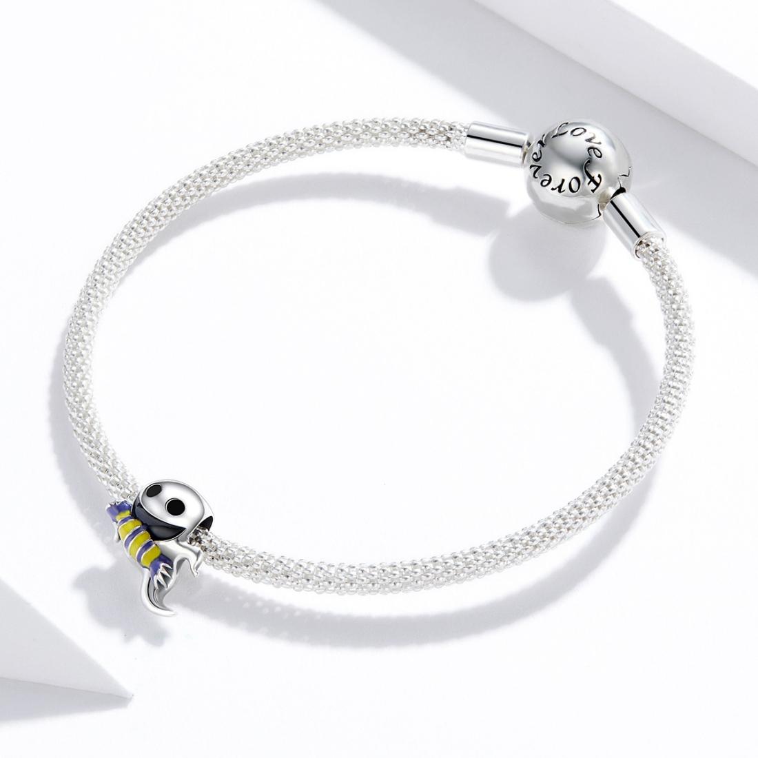 925 Sterling Silver Ghost Bead Bracelet & Necklace Set 8
