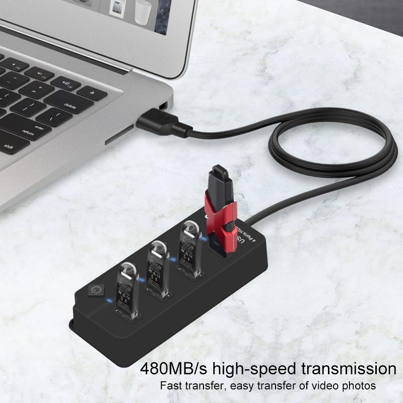 Usb 3.0 To 4 Usb 2.0 Splitter With Independent Switch 7