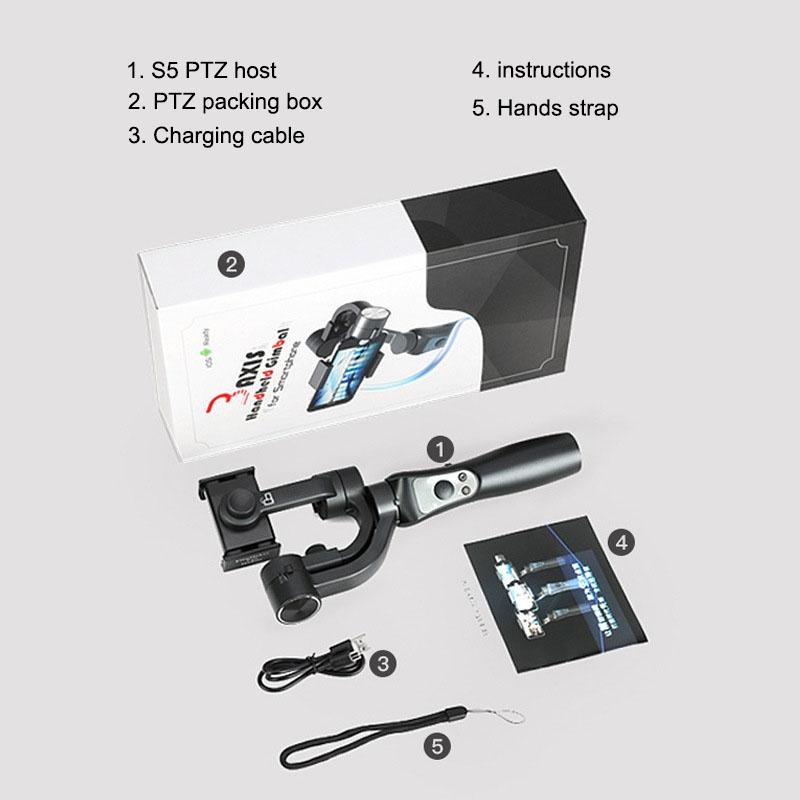 Handheld Gimbal for S5 Mobile - Three-axis Anti-shake 4